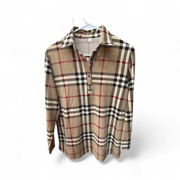 Knit button down top - Picture 1 of 5